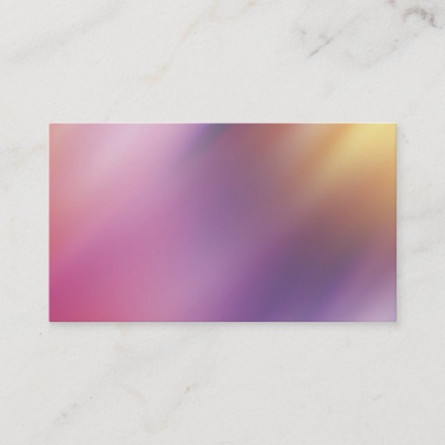 Blank Plain Business Cards (Front)