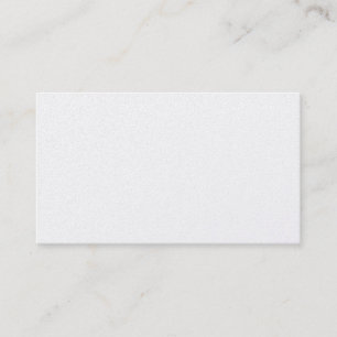 Blank Platinum Metallic Silver Business Card. Business Card