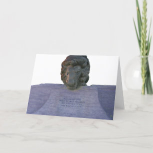 Blank Police Memorial Card