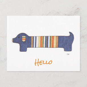 Blank Postcard - Dachshund #1