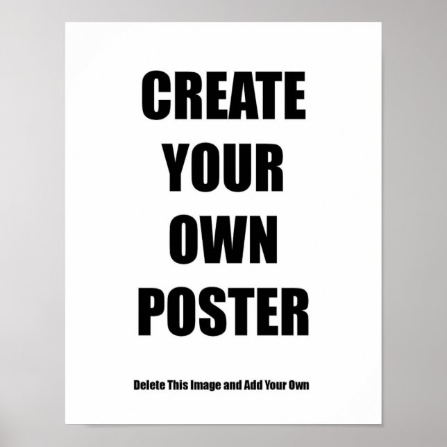 Blank Poster 11x14" DIY For Wall Decor (Front)