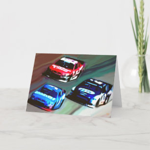 Blank "Race Day" Greeting Cards