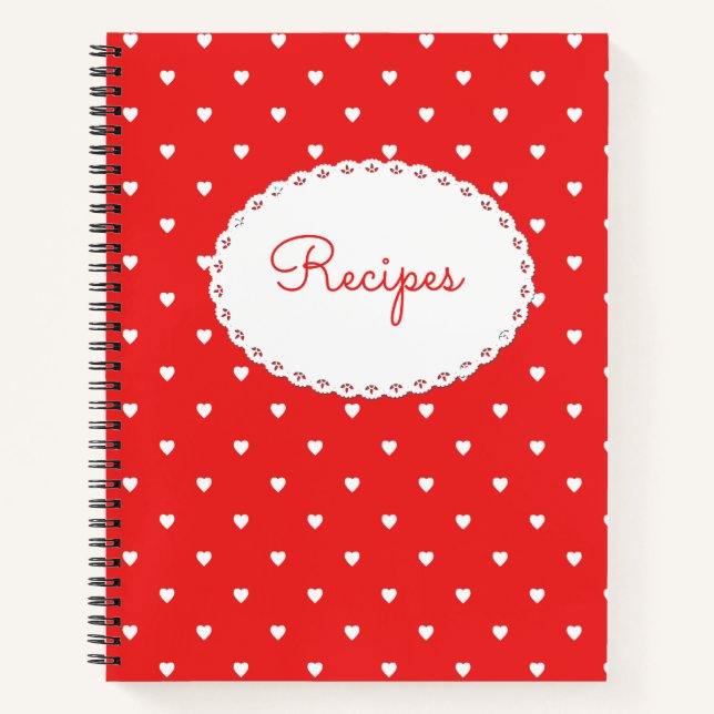 Blank Recipe Cook Book To Write In (Front)