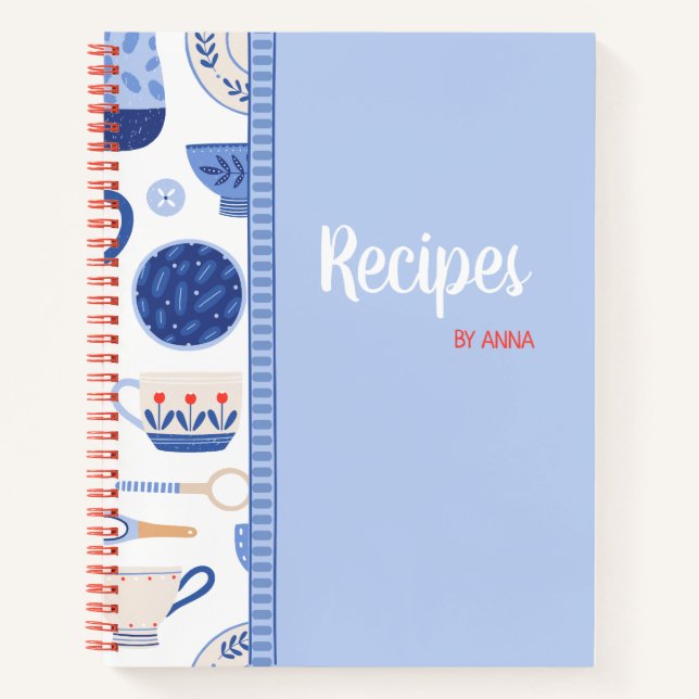 Blank Recipe Cook Book To Write In (Front)