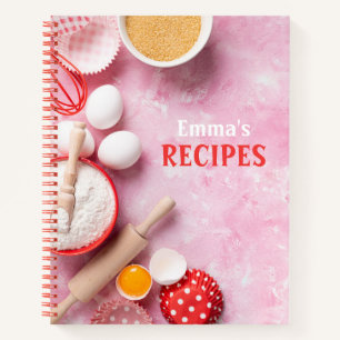 Blank Recipe Cook Book To Write In