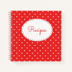 Blank Recipe Cook Book To Write In