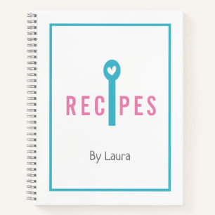 Blank Recipe Cookbook To Write In Notebook