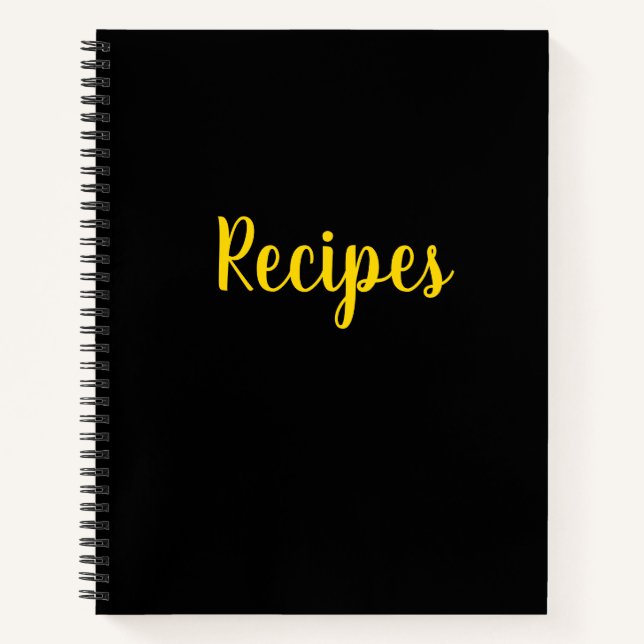  Blank Recipe Journal (Front)