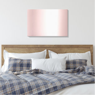 Blank Rose Gold Background Upload Your Photo to Canvas Print