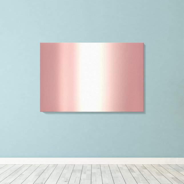 Blank Rosegold Background Upload Your Photo to Canvas Print (Insitu(Wood Floor))