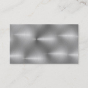 Blank shiny brushed metal design business card