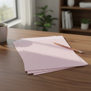 Blank Squared Aesthetic Pink Graph Paper Sheets