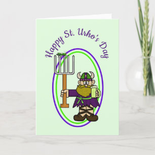 Blank St. Urho's Day Card To Customize