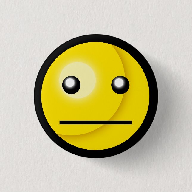 Blank Stare Button (Front)