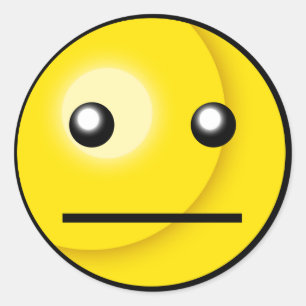 Blank Stare Sticker
