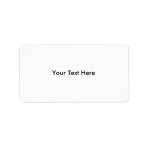 Blank Sticky Labels-Personalize Label