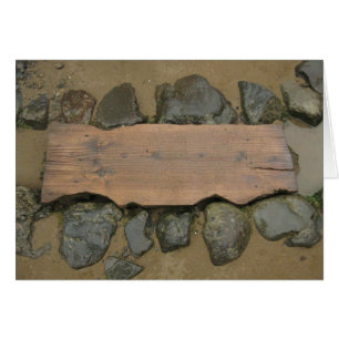 Blank Stone Steps card