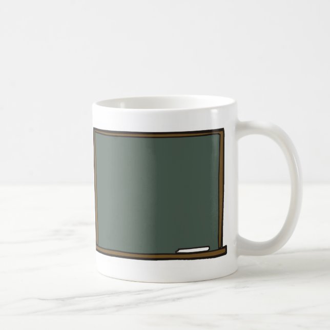 Blank Teacher's Chalk Board Mug (Right)