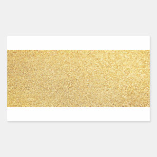 Blank Template Add Your Text Modern Gold Glitter Sticker
