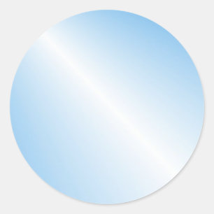 Blank Template Custom Trendy Elegant Blue Colour Classic Round Sticker