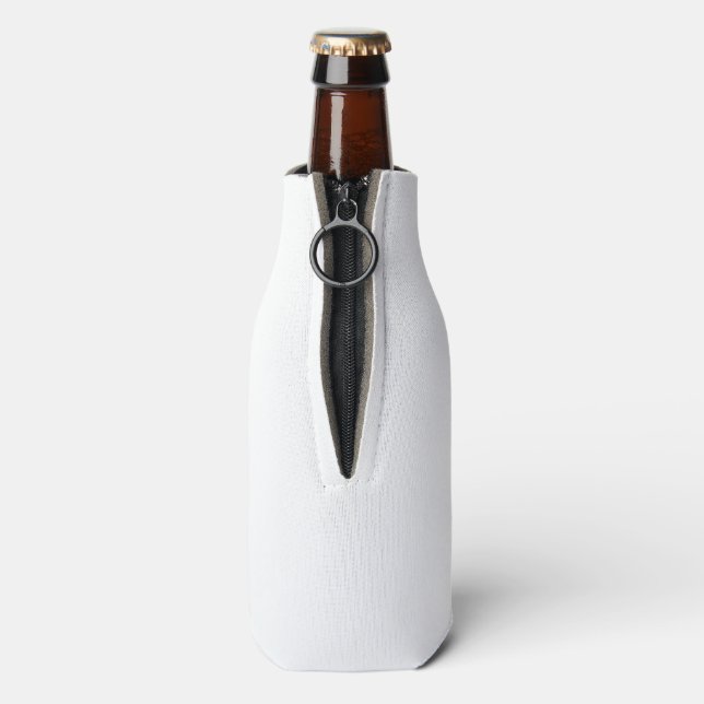 Blank Template DIY add your design photo text Bottle Cooler (Bottle Back)