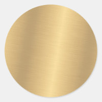 Blank Template Elegant Faux Gold Metallic Look