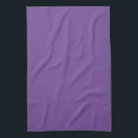 Blank Template Solid Colour Purple Custom Add Text Kitchen Towel<br><div class="desc">Custom Create Your Own Upload Add Your Monogram Initial Photo or Logo Text Name Elegant Modern Cute Kitchen & Dining / Table & Kitchen Linens/ Blank Template Purple Solid Colour Kitchen Towel.</div>