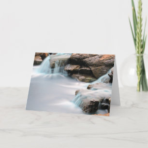 Blank Texas Sugar Land Park Silky Waterfall Card