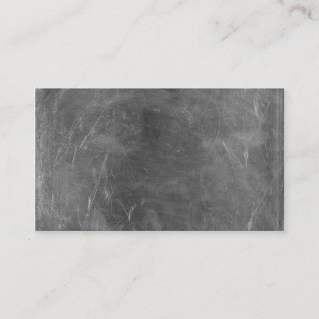 Blank Textured (faux)  Metal Business Cards (Front)