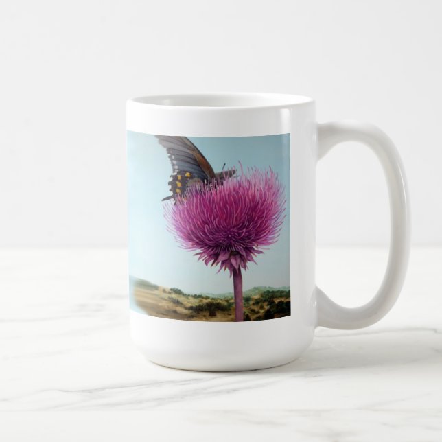 Blank Thistle Mug (Put your info on it) (Right)