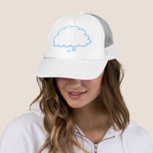 Blank Thought Bubble For Your Words or Image Trucker Hat