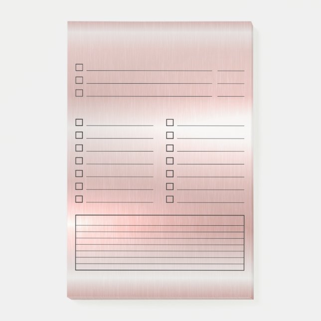 Blank to do list Post-it® Notes (Front)