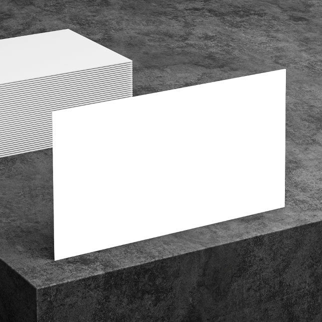 Blank Two Side White Business Cards (Creator Uploaded)