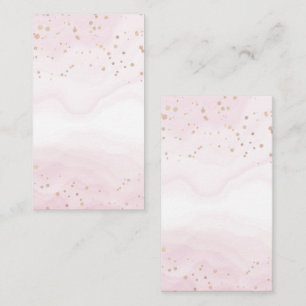Blank Watercolor Business Card