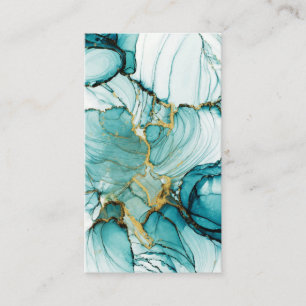 Blank Watercolor Business Card