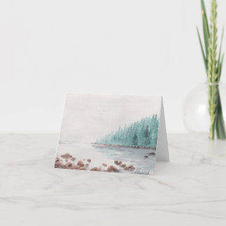 Blank, Watercolor Note Card