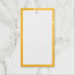 Blank Wedding Advice and Wishes Gold Foil Gift Tag<br><div class="desc">Add a personal touch to your wedding with a wedding advice and wishes gold foil tag card.
This advice card features real gold foil border on white background.

Perfect for wedding,  baby shower,  birthday party,  bridal shower,  bachelorette party and any special occasions.</div>