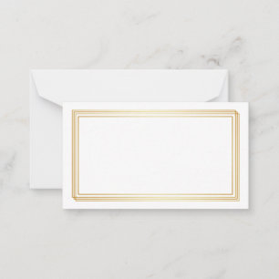 Blank Wedding Advice Cards, Wife, Mommy White Gold Card