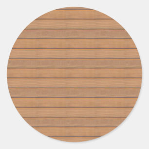 Blank Wood Template Trendy Elegant Design Nature Classic Round Sticker