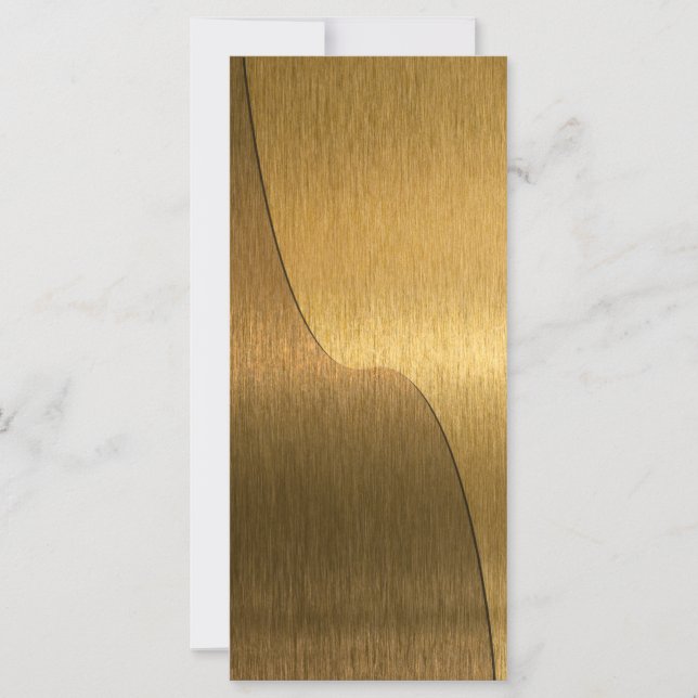 Blank Yin Yang Gold Rack Cards (Front)