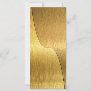 Blank Yin Yang Gold Rack Cards