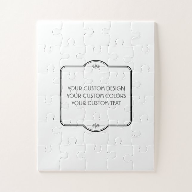 BLANK Your Design Here - Jigsaw Puzzle (Vertical)