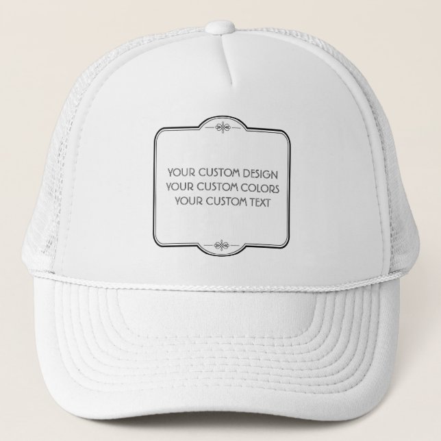 BLANK Your Design Here - Trucker Hat (Front)