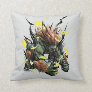 Blanka Charge Throw Pillow
