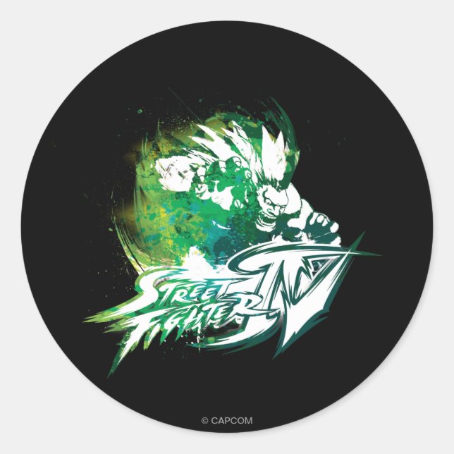 Blanka Classic Round Sticker (Front)