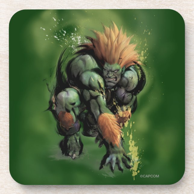 Blanka Crouch Coaster (Front)