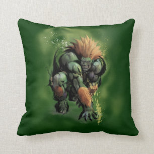 Blanka Crouch Throw Pillow
