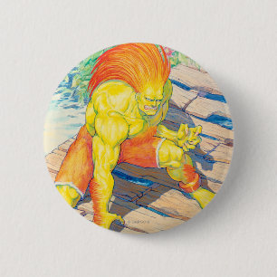 Blanka on Bridge 2 Inch Round Button
