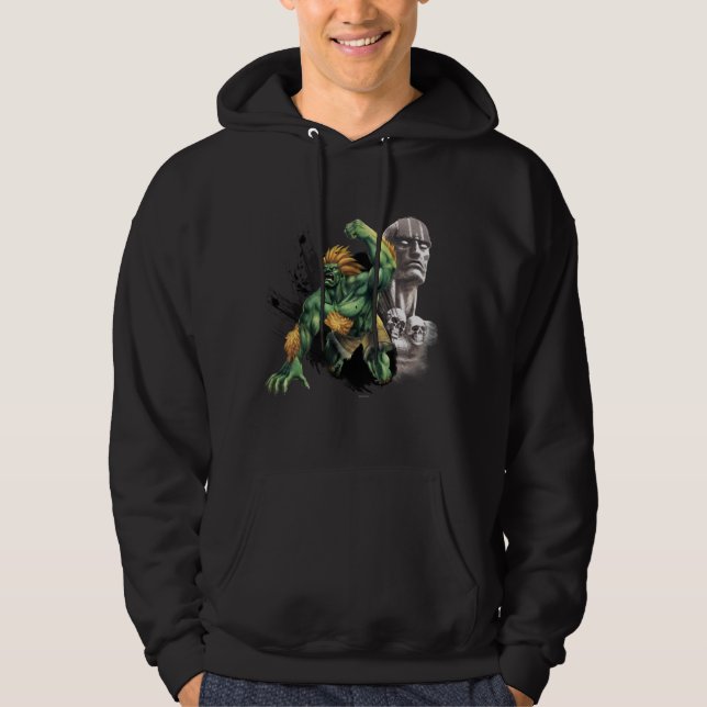 Blanka Vs. Dhalsim Hoodie (Front)