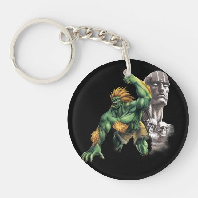 Blanka Vs. Dhalsim Keychain (Front)